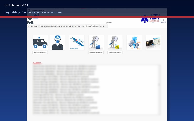 iZi Ambulance - Logiciel pour ambulanciers calédoniens